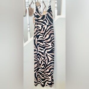 Animal print pantsuit